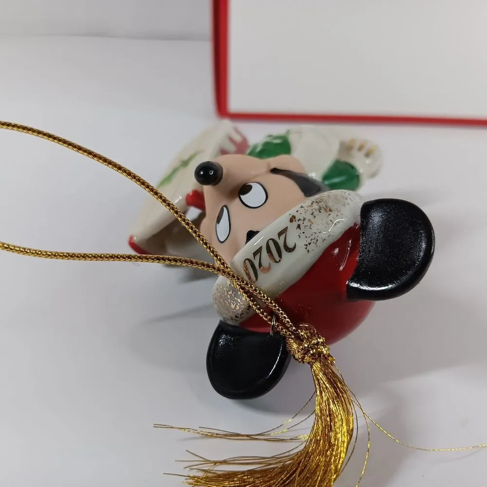 Lenox Disney 2020 Annual Let It Snow Mickey Mouse Christmas Ornament Holiday